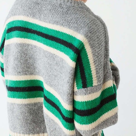 NWT UO Boyfriend Slouchy Striped Oversized Sweater - Picture 3 of 8